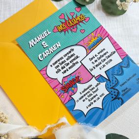 Invitación Estilo Cómic 2