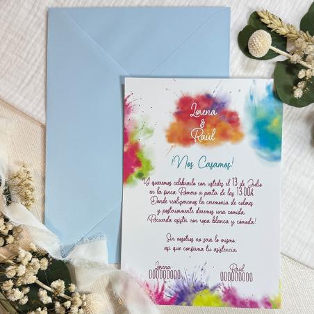 Invitación Ritual Colores