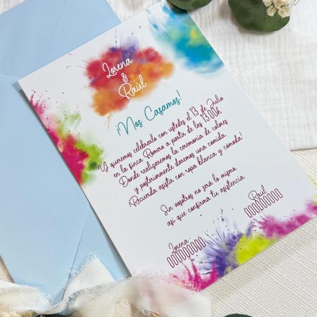 Invitación Ritual Colores