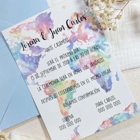 Invitación Temática Viajes