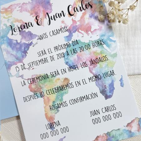 Invitación Temática Viajes