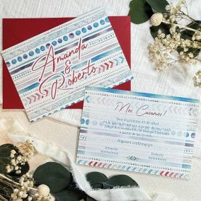 Invitación de Boda Étnica