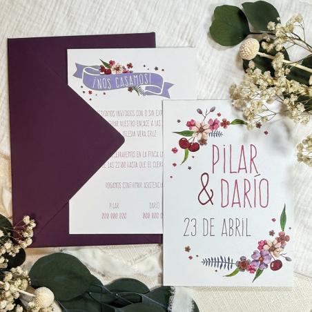 Invitación Alegre Cereza