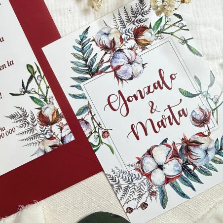 Invitación de Boda Otoño