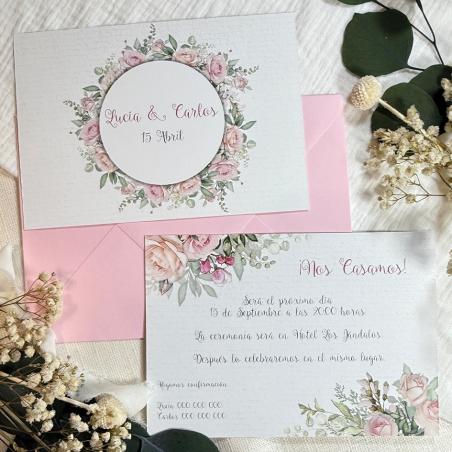 Invitación Romántica para Bodas