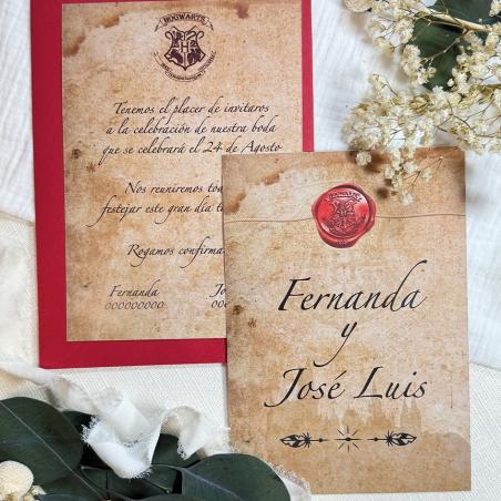 Invitación Carta Harry Potter