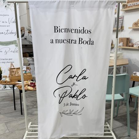 Cartel Bienvenida Tela
