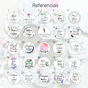 Espejo detalle de boda Personalizado 2
