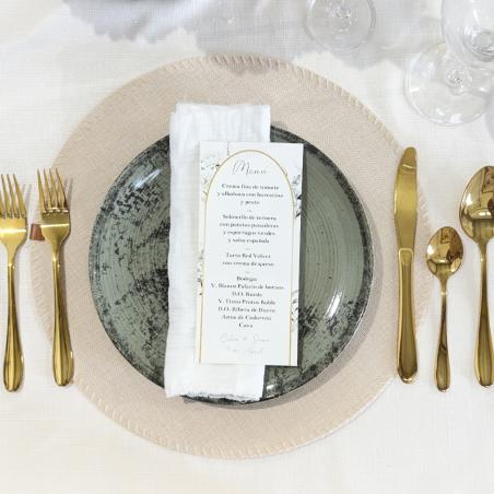 Tarjeta de Menú Elegante