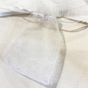 Bolsita de Organza Blanca