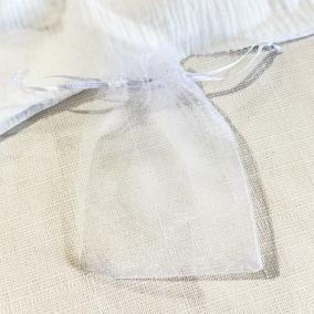Bolsita de Organza Blanca 2