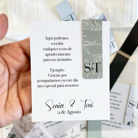 Marcapáginas imantado personalizado