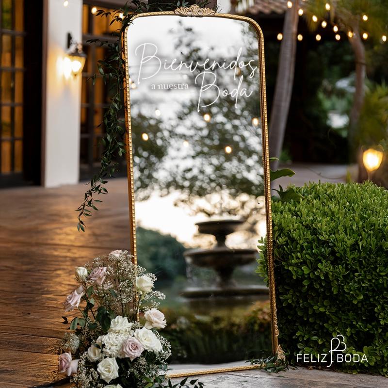 Vinilo Bienvenidos a nuestra boda