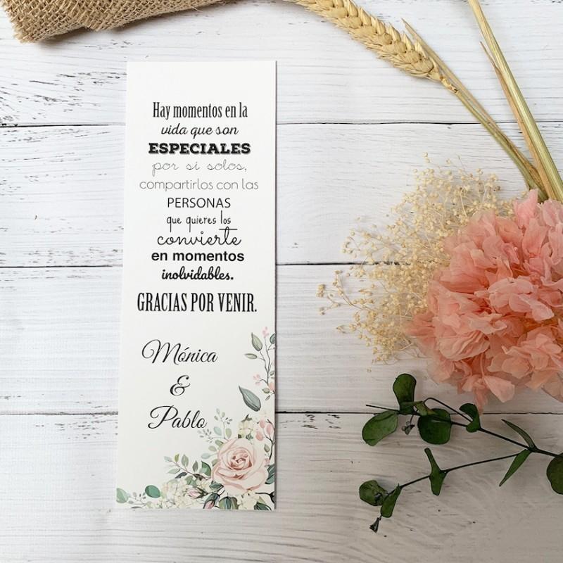 tarjeta de agradecimiento barata