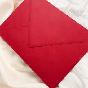 Sobres para invitaciones rojo