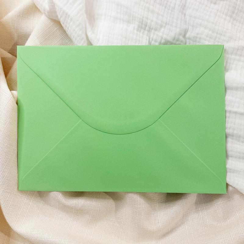 Sobres para invitaciones verde