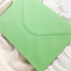 Sobres para invitaciones verde 2