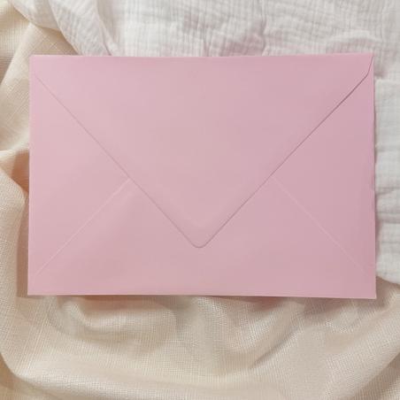 Sobres para invitaciones rosa palo
