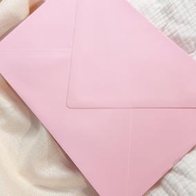 Sobres para invitaciones rosa palo 2