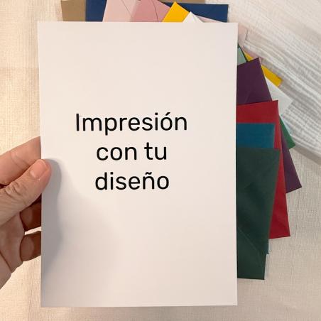 Impresión de Invitaciones en papel estucado