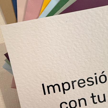 Impresión de Invitaciones papel acuarela
