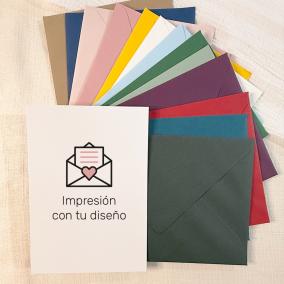 Impresión de Invitaciones en papel estucado