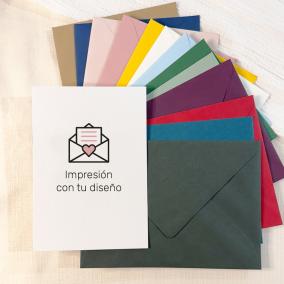 Impresión de Invitaciones papel acuarela