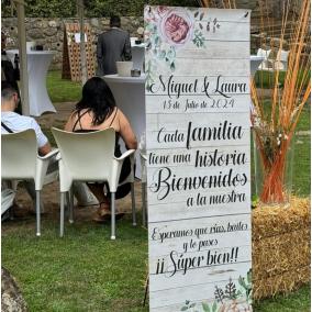 Banner para bodas familia