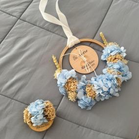Bastidor con Flores Celestes 2