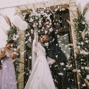 Cañon Confeti Mariposas para Bodas 2