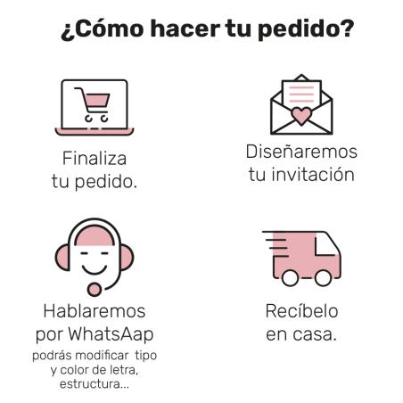 Invitación de Boda Elegante Floral