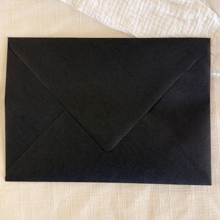 Sobres para invitaciones Negro