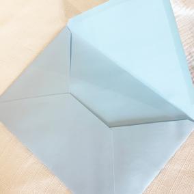 Sobres para invitaciones Celeste