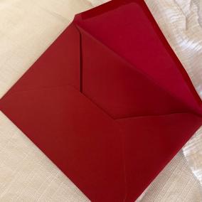 Sobres para invitaciones Rojo