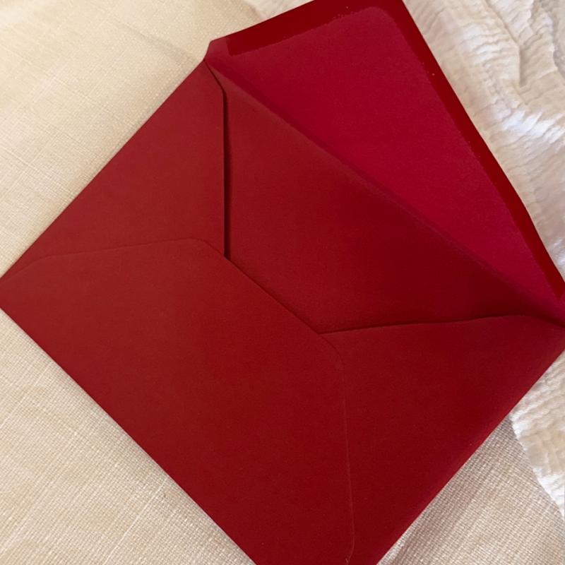 Sobres para invitaciones Rojo