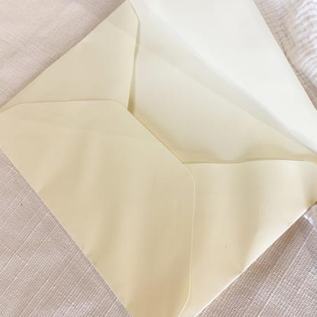 Sobres para invitaciones Vainilla
