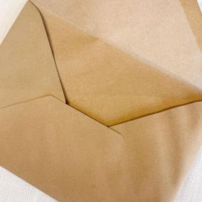 Sobres para invitaciones Kraft