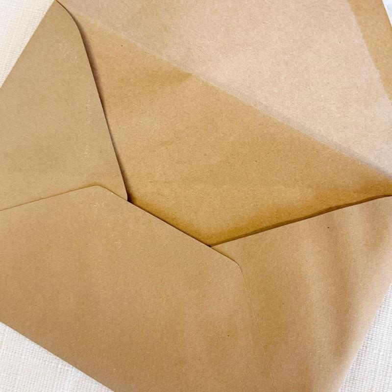 Sobres para invitaciones Kraft