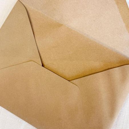 Sobres para invitaciones Kraft