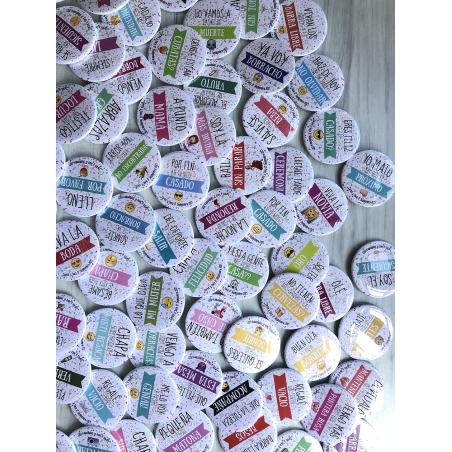 Pack 108 Chapas para Bodas