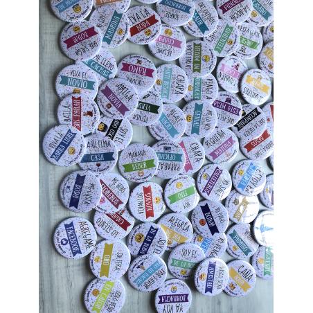 Pack 108 Chapas para Bodas