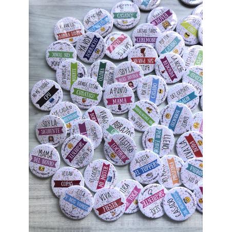 Pack 108 Chapas para Bodas
