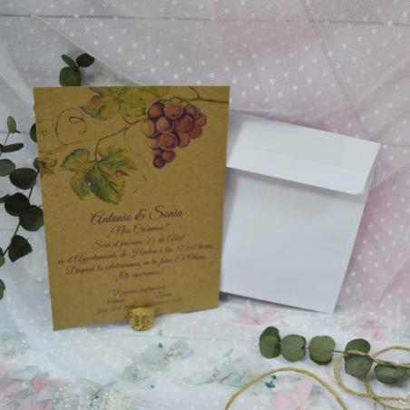 Invitación Kraft Viñas