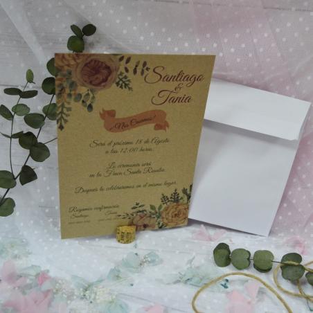 Invitación Kraft Original