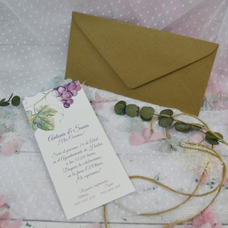 Invitación de Boda Vid