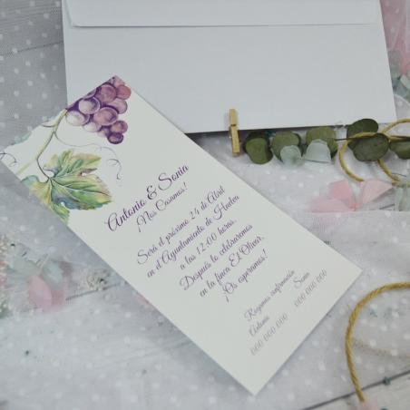 Invitación de Boda Vid