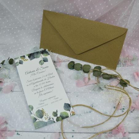 Invitación Eucalipto