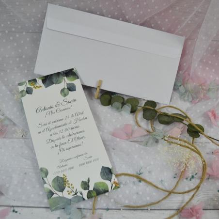 Invitación Eucalipto