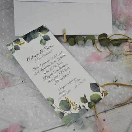 Invitación Eucalipto