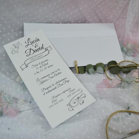 Invitación de Boda Barata
